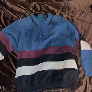 colorful quarter zip